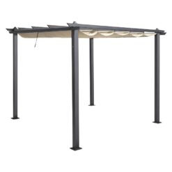 Záhradný pavilón / pergola Pescara 3x4x2.35m béžový  www.69x.sk