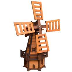 Záhradný veterný mlyn Zefir hnedá Merkury Market www.69x.sk