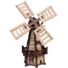 Záhradný veterný mlyn Zefir hnedá/béžová Merkury Market www.69x.sk