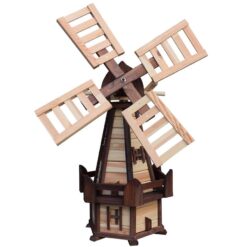 Záhradný veterný mlyn Zefir hnedá/béžová Merkury Market www.69x.sk