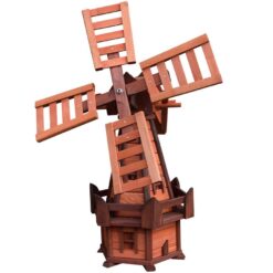 Záhradný veterný mlyn Zefir hrdzavá Merkury Market www.69x.sk