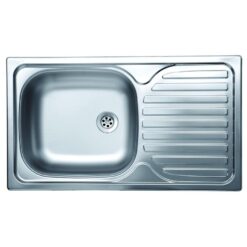 Zápustný drez N-140 1K 435/760 +sifón Merkury Market www.69x.sk