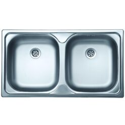 Zápustný drez N-189 2K 435/780 +sifón Merkury Market www.69x.sk