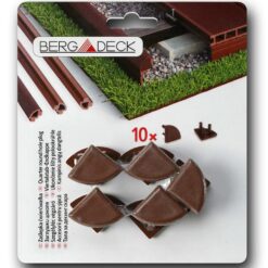 Záslepka štvrťvalčeka Bergdeck gaštan Merkury Market www.69x.sk