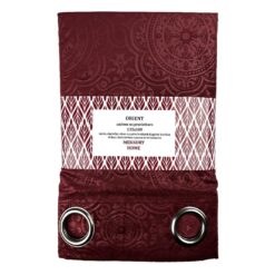 Záves Orient na priechodkách 135x180 bordová Merkury Home MERKURY HOME www.69x.sk