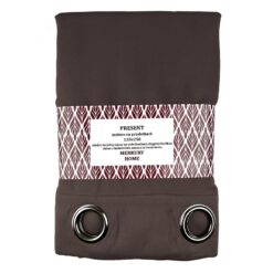 Záves Present na priechodkách 135x250 hnedá Merkury Home MERKURY HOME www.69x.sk