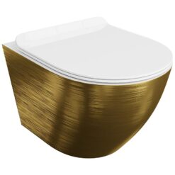 Závesná WC misa Alice Iskra Gold s doskou volne padajúca Domino www.69x.sk