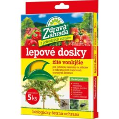Zdravá Zahrada – Žlté lepové dosky 5ks - exteriérové Merkury Market www.69x.sk