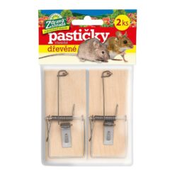 Zdravá záhrada - Pasca na myši – preglejka 2 ks v balení Merkury Market www.69x.sk