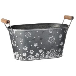 Zinkový kvetináč Merkury Market www.69x.sk